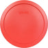 Pyrex 7402-PC 6/7 Cup Red BPA-Free Plastic Lid (4-Pack) - Made in USA...
